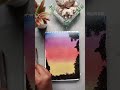 Easy Sunset Painting for Beginners | Acrylic Painting Tutorial Step by Step