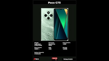 Poco C75 SmartPhone Features|Shorts