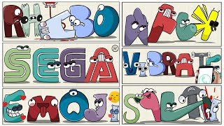 Alphabet Lore PARODY ALL COMPILATION / Alphabet Lore animation @Mike Salcedo