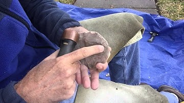 disoriented clovis knapping, 2nd of 6 videos