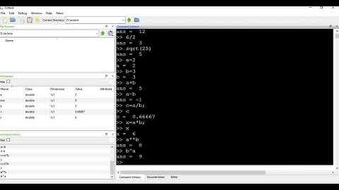 Arithmetic Operations in octave