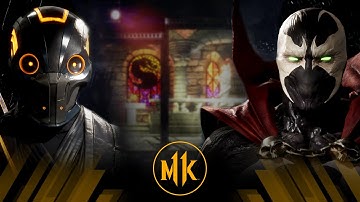 Mortal Kombat 11 - Time Warrior Noob Saibot Vs Spawn (Very Hard)
