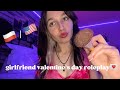 polish ASMR | girlfriend helps you relax on valentine’s day 💌🤍 (massage, personal attention)