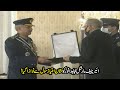 President Arif Alvi confers Air Chief Marshal Mujahid Anwar Khan with Nishan-e-Imtiaz (Civil)