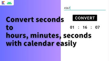 how to convert seconds to hours minutes and seconds in android | android convert seconds to time