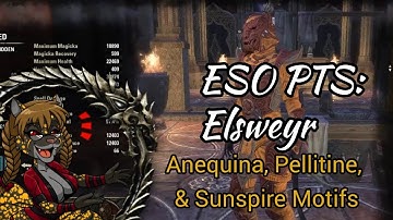 ESO PTS: Elsweyr Motif Styles