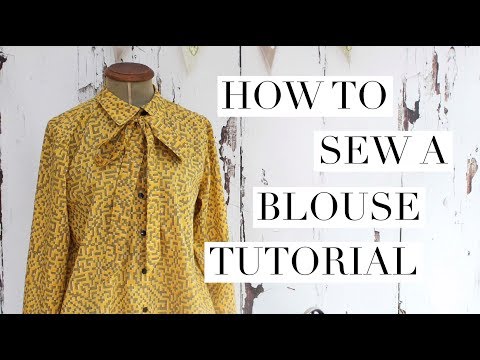 Video: How To Sew A Blouse
