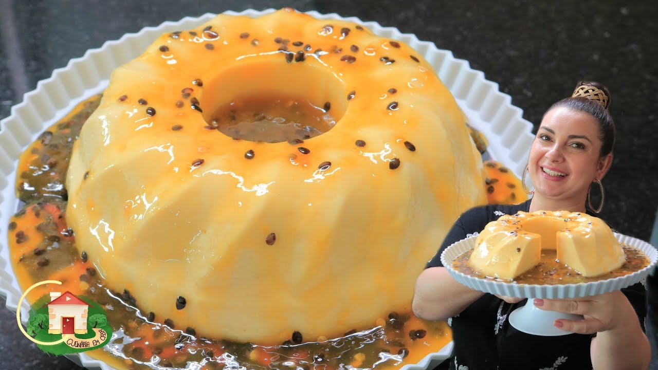 MOUSSE DE MARACUJÁ PERFEITO DE CORTE COM GELATINA! RECEITA ESPETÁCULAR