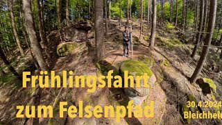 Frühlingsfahrt zum Felsenpfad Bleichheim - Freiamt 30.4.2024