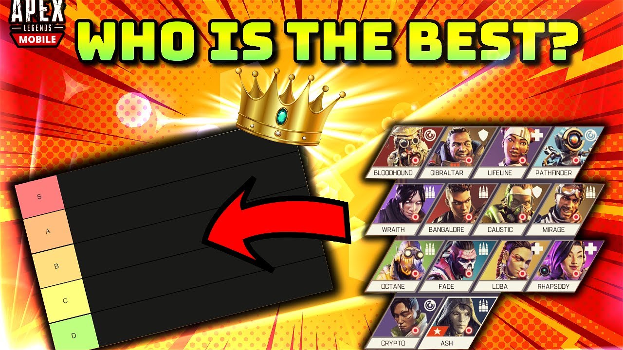 Best Legends in Apex Legends Mobile on Android: Character tier list