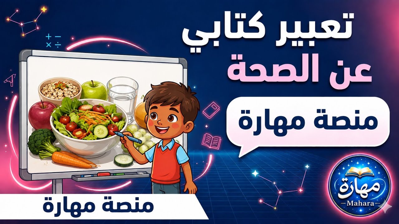 تعبير كتابي  عن الصحة