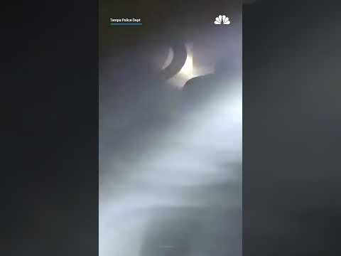 Dramatic bodycam video shows Florida police rescue man from burning home