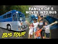 Family of FIVE + 4 Dogs Living Full-Time in a Self Converted Bus Camper - FULL TOUR