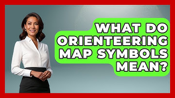What Do Orienteering Map Symbols Mean? - The Hiker