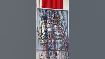 Wat denk je als je naar de wirwar van draden in de regelkast kijkt?