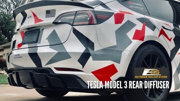 Rear Diffuser From Extreme Online Store | Tesla Model 3