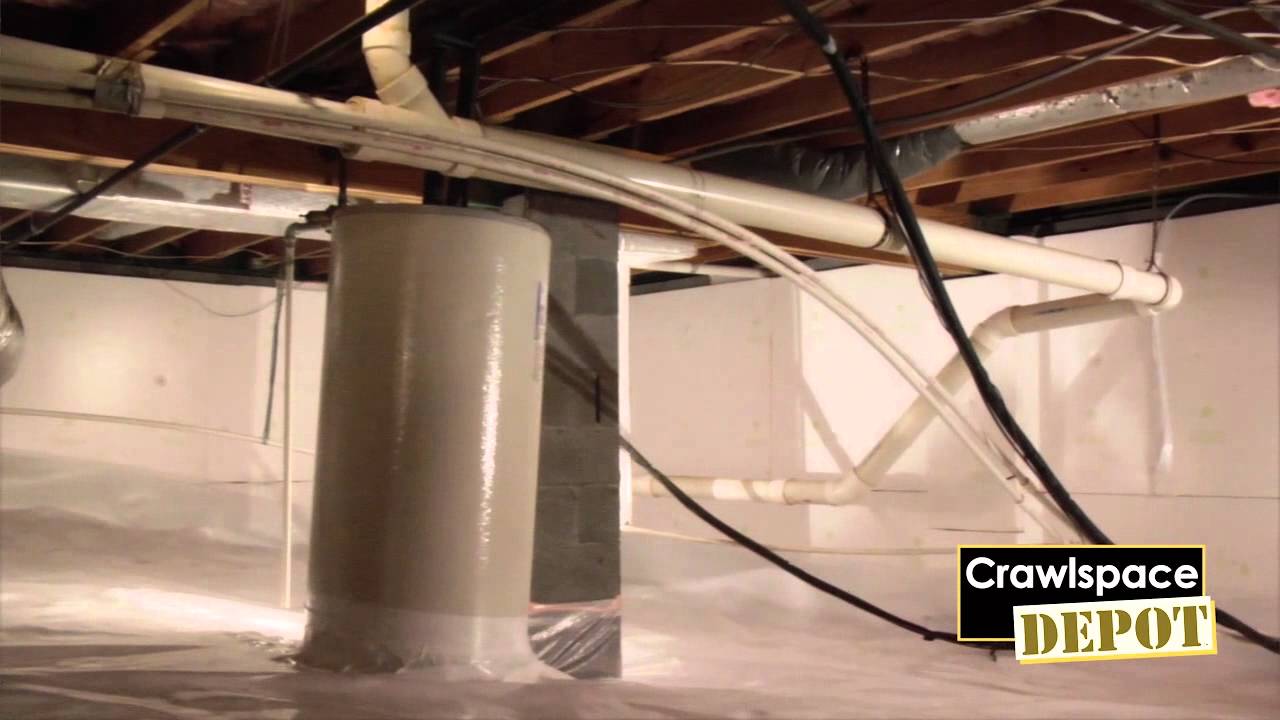 Part 1: Crawlspace Depot DIY Installation - YouTube