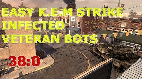 COD GHOSTS  -  INFECTED: HOW TO GET EASY K.E.M STRIKE AGAINST VETERAN BOTS