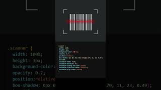 "CSS Barcode Animation Explained | HTML & CSS Coding" #coding #htmlcss #html