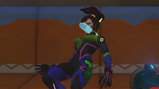[4K60] Overwatch Death Scenes - Nano Cola D.Va (Icicle Headshot Montage) [200 Subs Special]