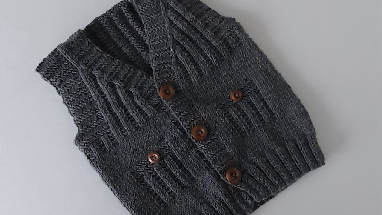 ✅️Kolay Erkek Bebek Yelek Yapımı 1 yaş #yelekmodelleri