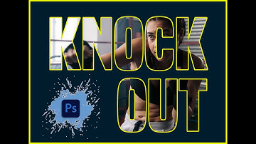 How to create Knockout Text Effect in Photoshop (Tutorial) photoshop