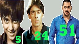 Salman Khan - Transformation From 1 To 51 Years Old