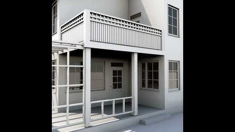 Two Story House 01 3D model from CGTrader.com