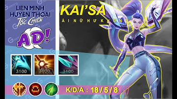 [LMHT Tốc Chiến] Kaisa siêu xạ thủ mùa 3 nhưng ít người chơi|| Lối chơi và cách lên đồ ||