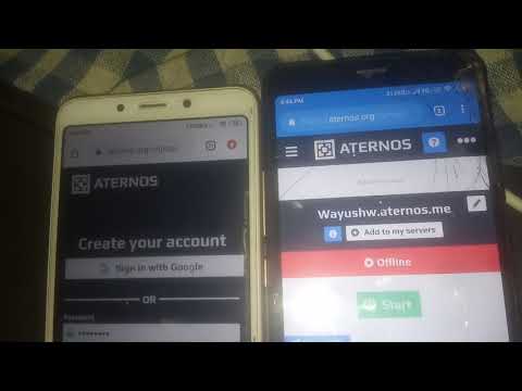 How to share your aternos server to your friend/how to do always active to aternos bedrock mc server