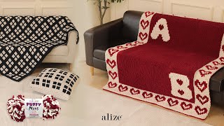 Make Blankets for Your Loved Ones with Alize Puffy More