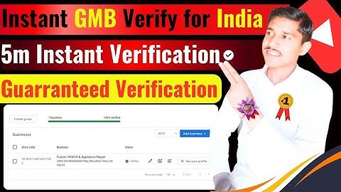 New instant GMB verification Trick for India || get live your business just in 5 minutes