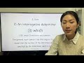 6-20. The interrogative determiner : Which (2)
