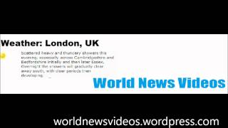 World News Videos Weather Friday 22 July 2011