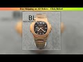 BLIGER 40MM Square Rose Gold NH38 Movement Automatic Mechanical Watch For Men Sapphire Crystal