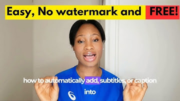 Add Auto subtitles to your videos for FREE without watermark!