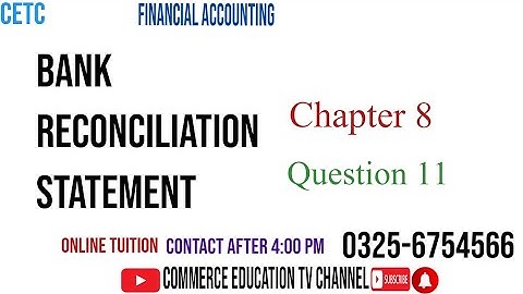 Financial Accounting/I.Com/B.Com/ADC - Lecture 60
