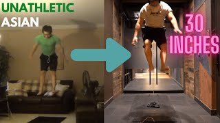 30 inch standing Vertical: How an UNATHLETIC Asian man DRASTICALLY improved his vertical jump (NBA)