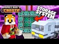 I built a huge ae2 storage system in minecraft create mod