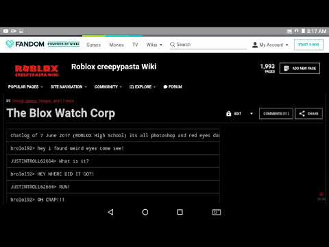 Bloxwatch roblox creepypasta wiki youtube