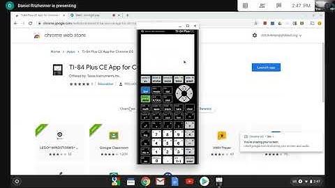 Installing official TI 84 Plus CE App on Chromebook (best option for chromebook users)