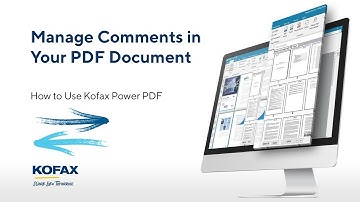 How to Manage and Review Comments in a PDF Document in Power PDF