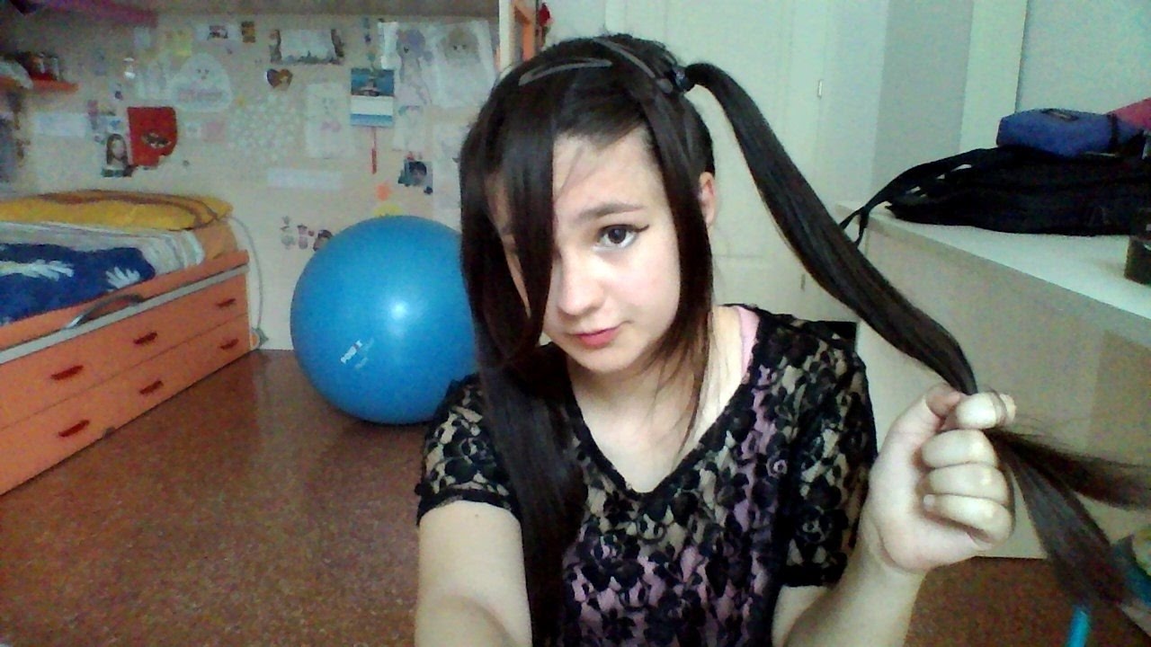 How To Do Miku Hatsune Hairstyle Make Up WITHOUT WIG YouTube