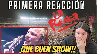 LA RENGA PRIMERA REACCIÓN a El revelde (En Vivo Estadio River Plate 17/4/2004)