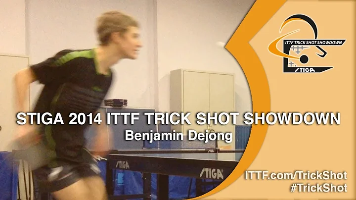 Benjamin Dejong - STIGA 2014 Table Tennis Trick Sh...