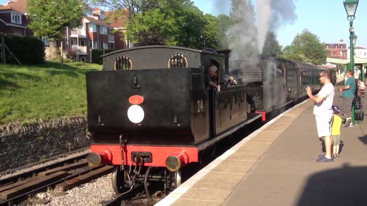 No. W24 'Calbourne and M7 class tank locomotive No. 53 from