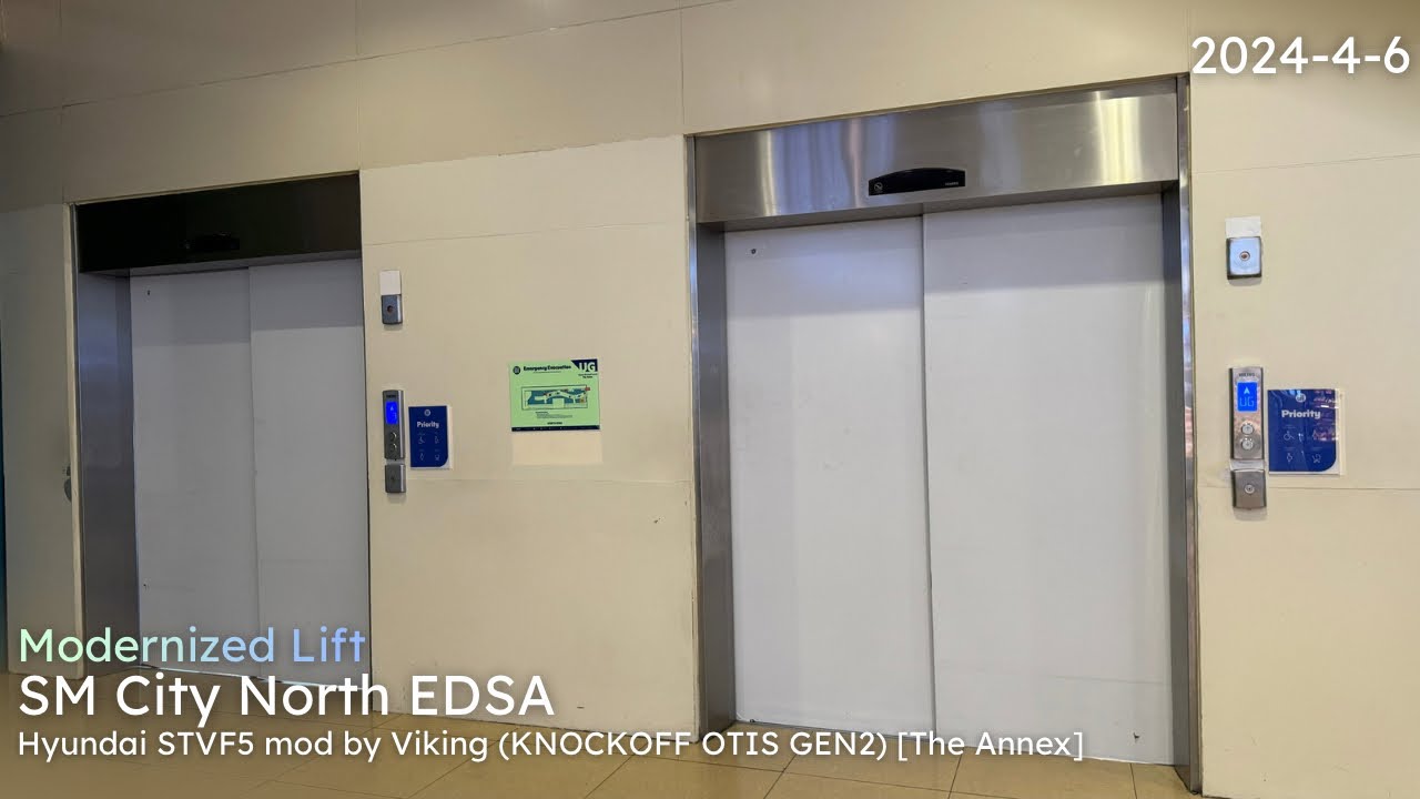 Hyundai STVF5 (mod by “Viking” Knockoff OTIS Gen2) @ SM City North EDSA [The Annex]