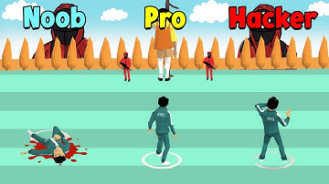 NOOB vs PRO vs HACKER ​- Squid Game - Run