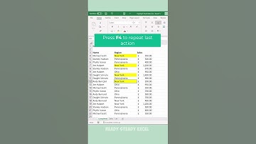 Excel tip: Speed up repetitive tasks #shorts