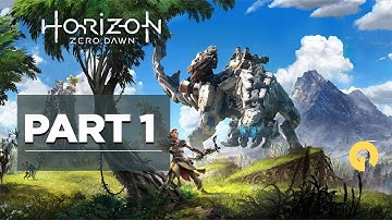 Horizon Zero Dawn PC Gameplay Walkthrough Part 1 - Intro | Ultra Graphics | Commentary